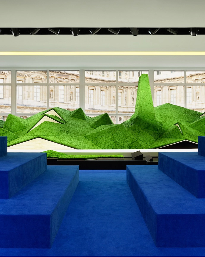 How Severance's Production Designer Built Louis Vuitton's Fashion Week Fantasy