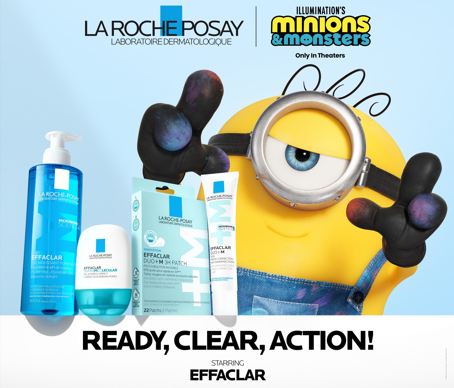 LA ROCHE-POSAY IS TEAMING UP WITH MINIONS TO TALK ABOUT ACNE