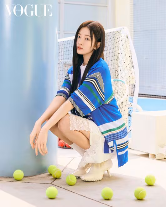 As LACOSTE's global ambassador, the IVE member is redefining what clean, structured style looks like in K-pop.